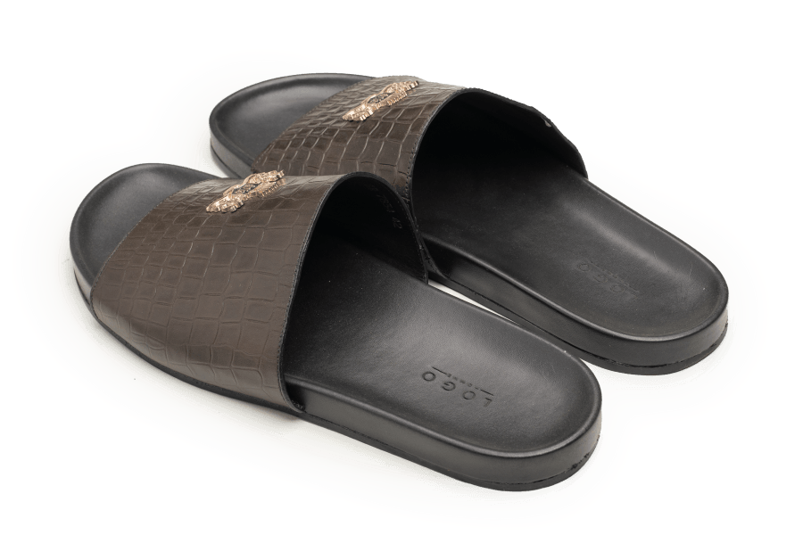 LOGO 7834 GRA_SLIPPER