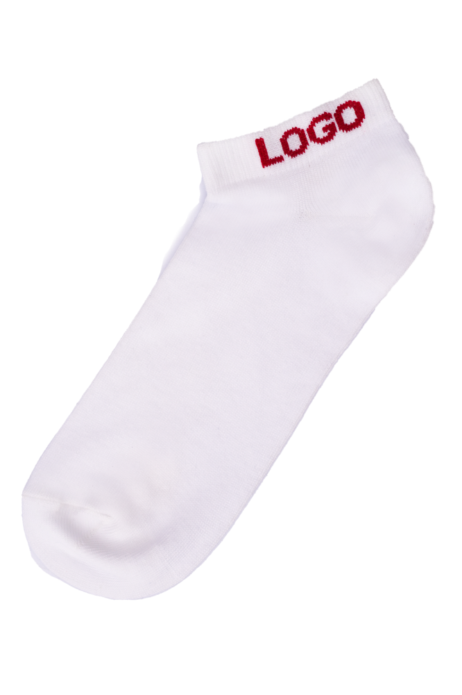 MENS ANKLE COTTON SOCKS (PACK OF 2) - LOGO