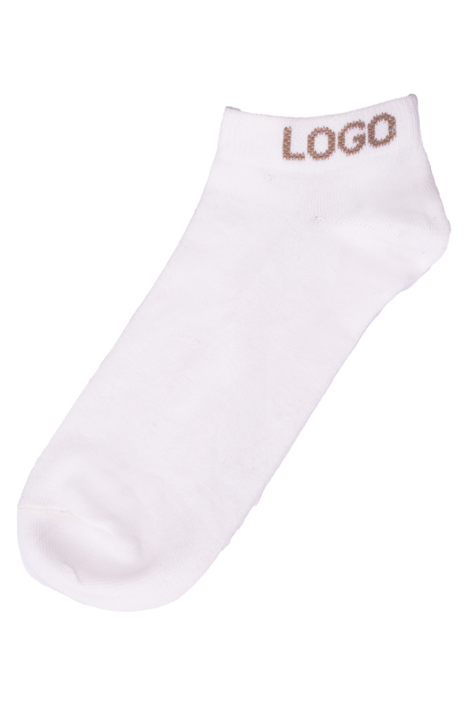 MENS ANKLE COTTON SOCKS (PACK OF 2) - LOGO