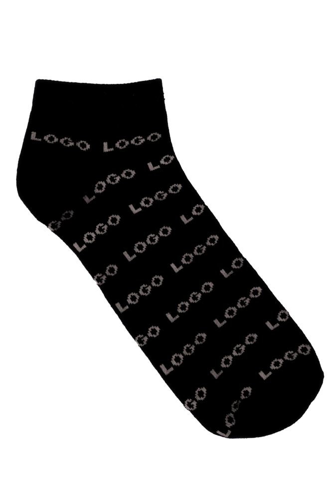 MENS ANKLE COTTON SOCKS (PACK OF 3) - LOGO