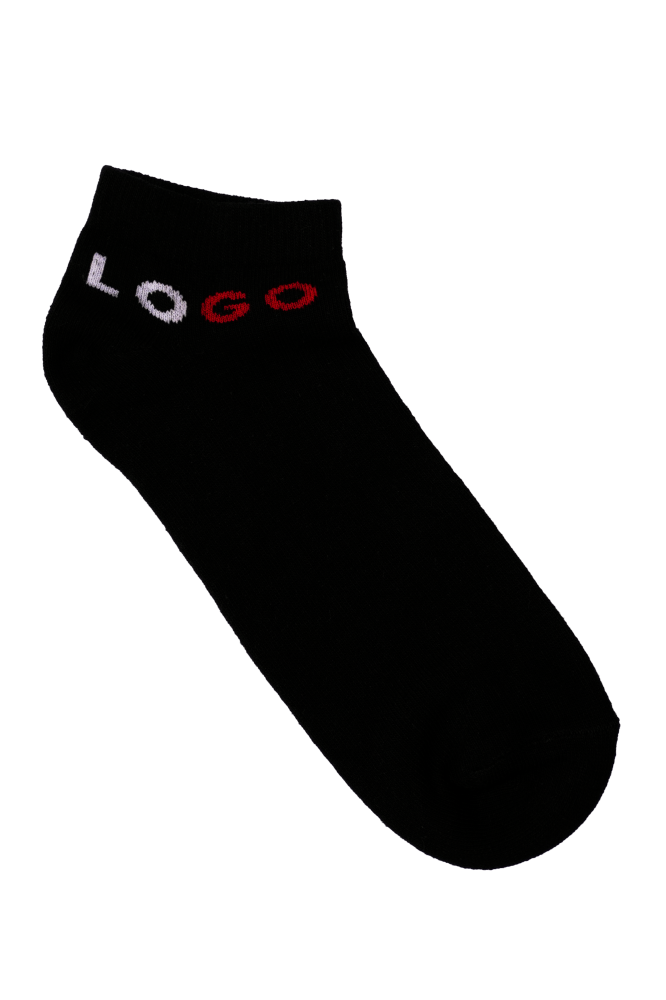 MENS ANKLE COTTON SOCKS (PACK OF 3) - LOGO