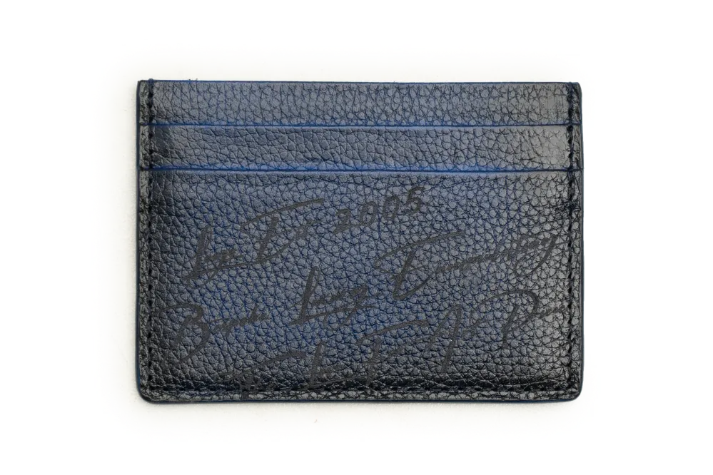 CARD WALLET CH566 BLU - LOGO