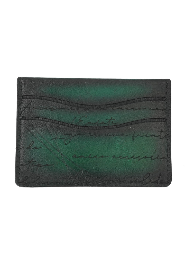 CARD WALLET CH610 GRN  "RFID PROTECTION"