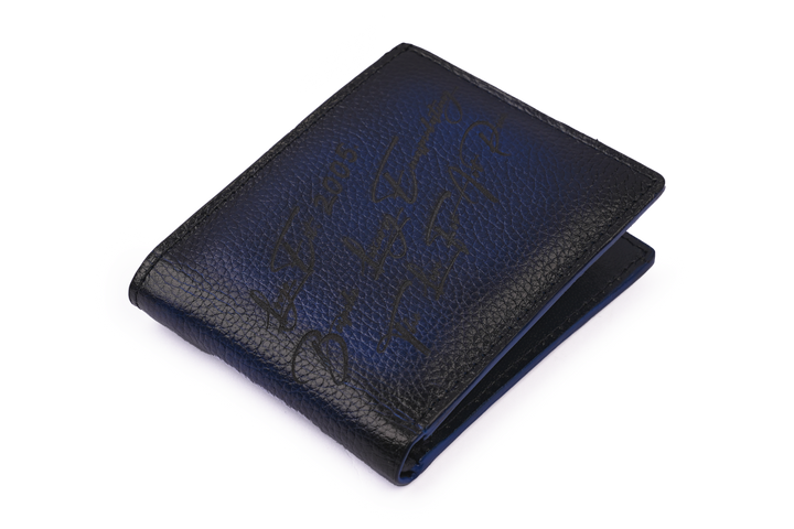 NOTE WALLET NW566 BLU "RFID PROTECTION" - LOGO