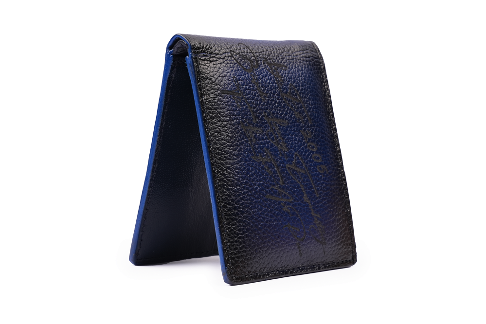 NOTE WALLET NW566 BLU "RFID PROTECTION" - LOGO