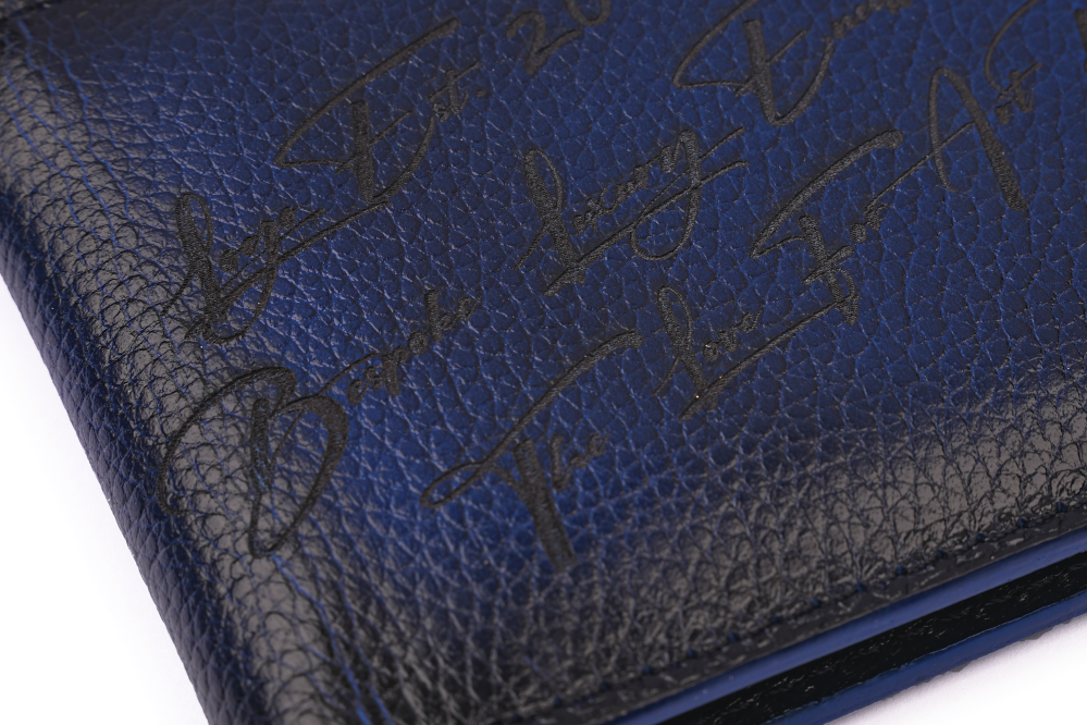 NOTE WALLET NW566 BLU "RFID PROTECTION" - LOGO