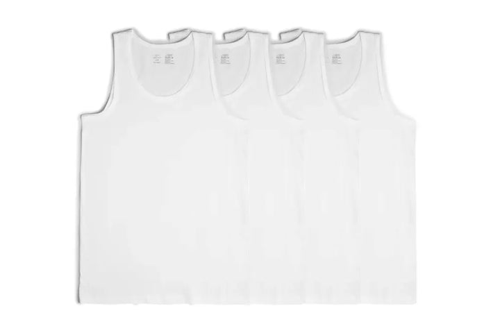 MEN'S SLEEVELESS VEST COMBO PACK OF 4 - LOGO