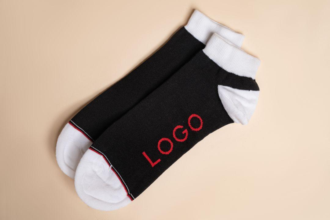 LOGO MENS ANKLE COTTON SOCKS (PACK OF 2)_Accessories