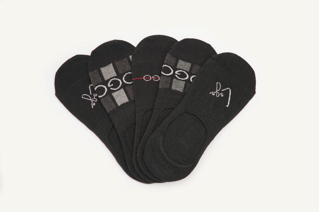 LOGO INVISIBLE SOCKS (PACK OF 5)_Accessories